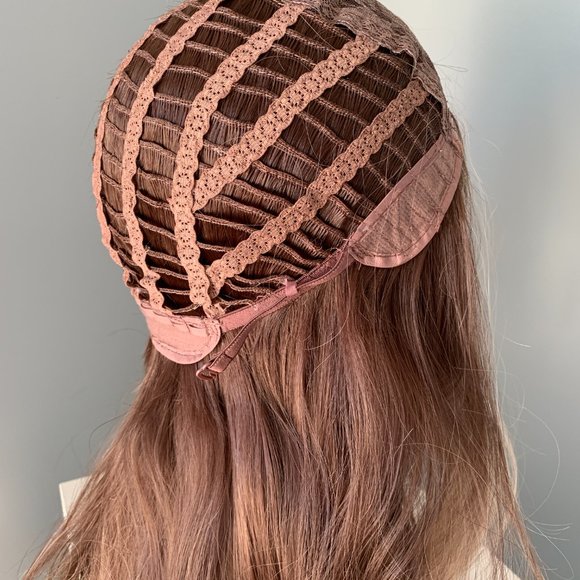 NEW Long Ombre Brown Body Wave Synthetic Wig - Picture 4 of 4